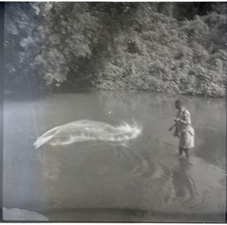 Casting net, fishing