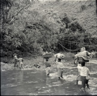 Crossing small river near Fontem