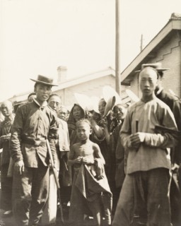 At a station on the Peking to Hankow railway line
