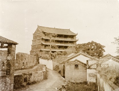 A five-storey pagoda in Canton