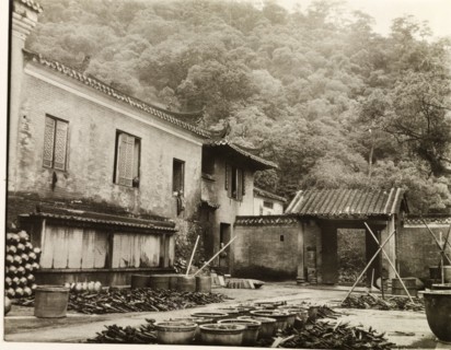 Woodyard at a Guangdong monastery