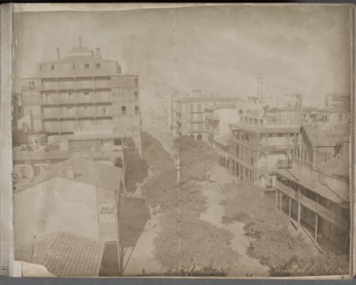 Looking down over Port Said and the lighthouse