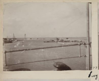 Suez, from the deck of a ship