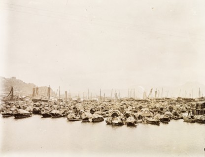 Sampans in Shau Kei Wan bay