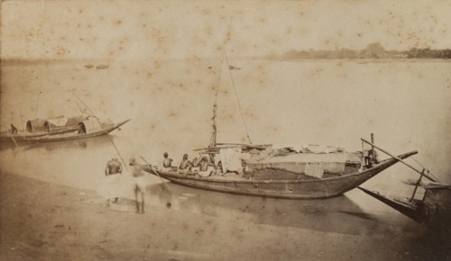 Fishing boats near Chandernagore