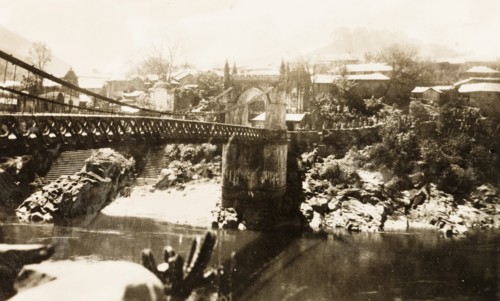 Victoria Bridge in Mandi, India