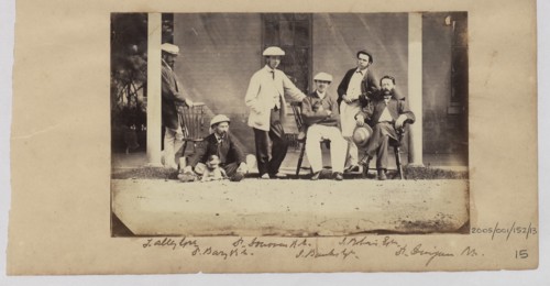 Group of men at Port Royal, Jamaica