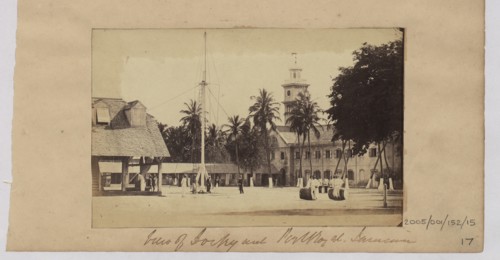 View of dockyard and Port Royal, Jamaica