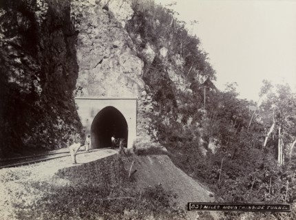 Mountainside tunnel, Jamaica