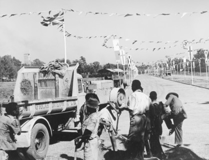 Construction of the Princess Elizabeth Highway, Nairobi
