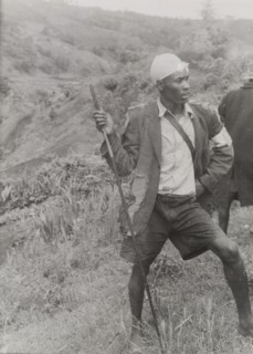 A Kikuyu Home Guard on duty