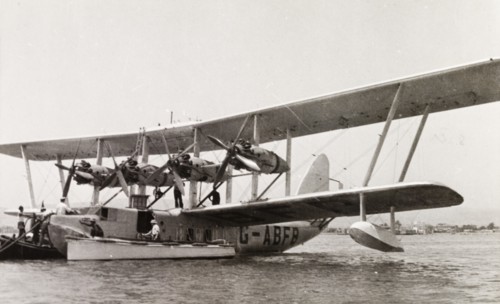 Imperial Airways flying boat, Lake Victoria