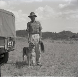 Man with dog