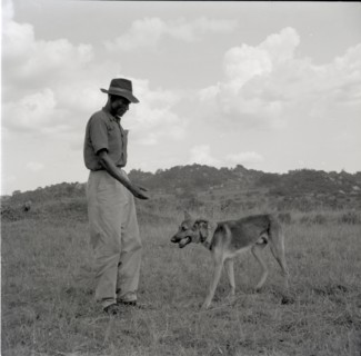 Man with dog