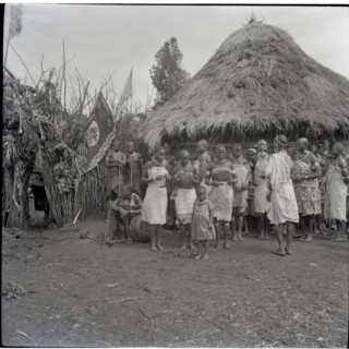 Outside cattle gateway at circumcision incl. abasamba
