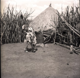 Youth with shield