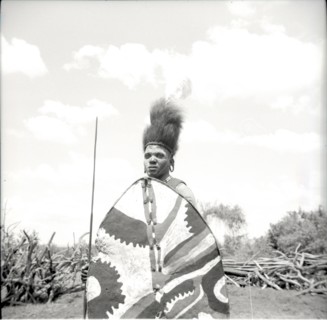 Youth with shield