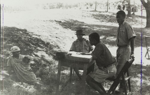 Questioning a Mau Mau suspect