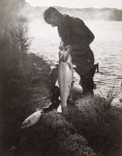 Trout fishing at Rotorua