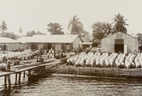 African Oil Nuts company quayside at Badagry