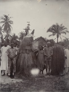 Juju men in their costumes