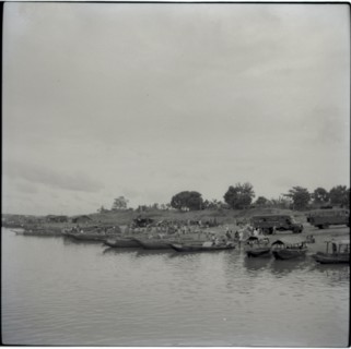 Journey from Ibadan to Cameroons, Niger ferry at Asaba bank