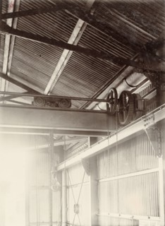 Machinery in Running Shed at [Cline] Town, Sierra Leone