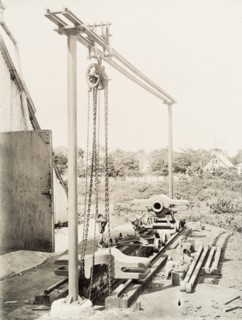 Hydraulic wheel and gantry, Sierra Leone