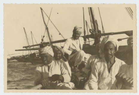 Sailors on a dhow