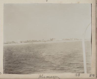 Kismayu from across the water