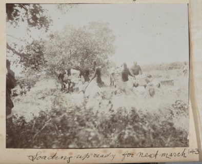 Police troops with camels