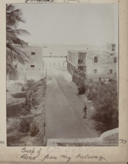 Street scene taken from balcony