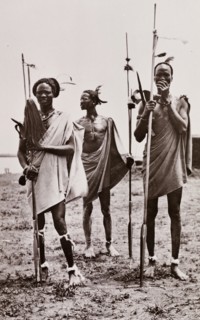 Group of Shilluks, Upper Nile