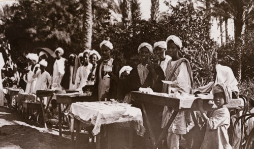Sudanese street traders selling silver, Khartoum