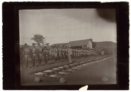King's African Rifles Kit Inspection, Bombo