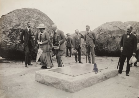 Visiting the grave of Cecil Rhodes