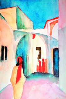 Glance Down an Alley 1914