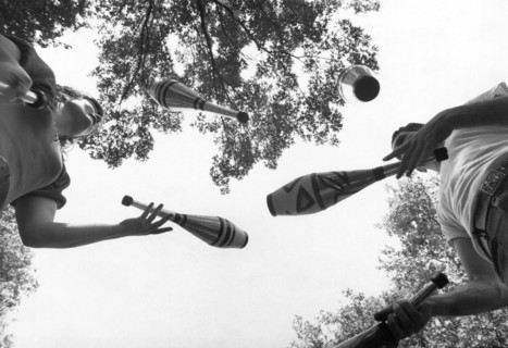Jugglers With Indian Clubs