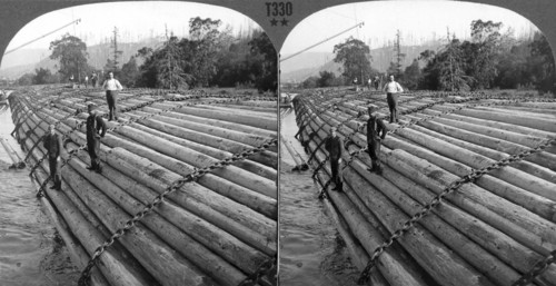 Lumber Raft In Oregon