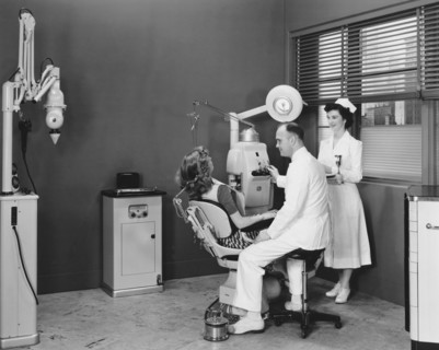 Woman In A Dentist’s Office
