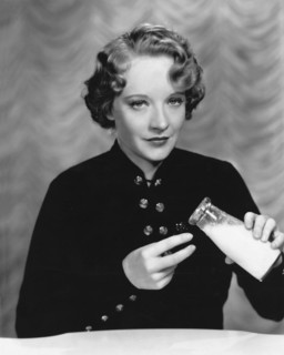 Movie Actress Likes Milk