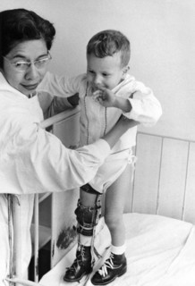 Child In Polio Ward
