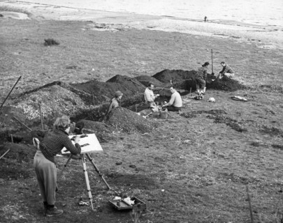 Archeologist At Work