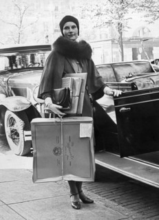 Woman Christmas Shopping