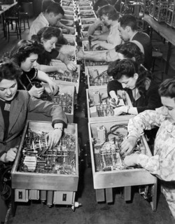 Workers In A Factory