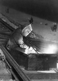 Welding Railroad Tracks