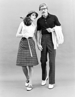 Fashionable Couple Golf Attire