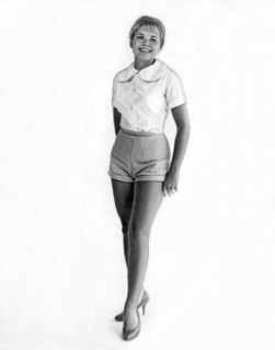 Woman Wearing Short Shorts