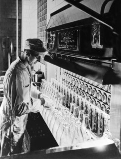 Inspecting Milk Bottles