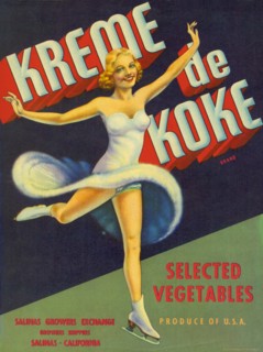 Salinas Vegetable Crate Label